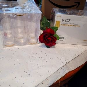 24 stemless champagne flutes